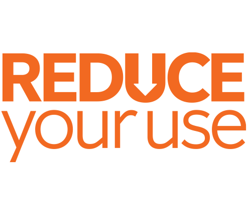 Reduce your Use logo in orange