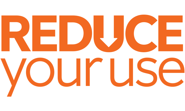 Reduce your Use logo in orange